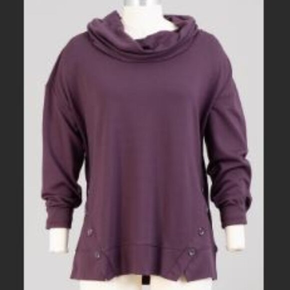 Db Sunday Purple cowl neck sweater - Picture 1 of 6